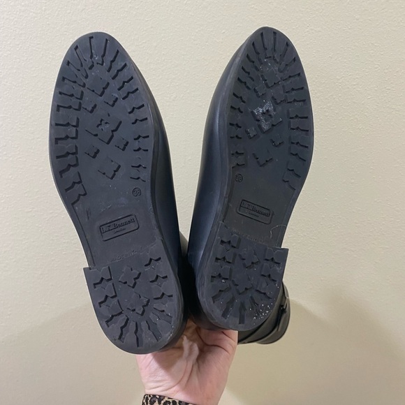 L.K.Bennet black knee high rain boots size 38 (7) - Picture 10 of 11